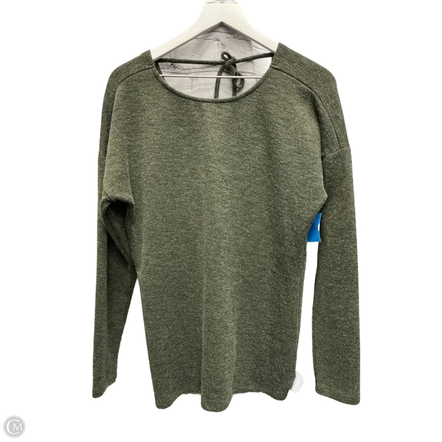 Top Long Sleeve By Doe & Rae In Green, Size: M