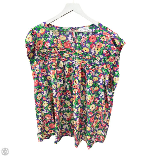 Top Short Sleeve By Clothes Mentor In Multi-colored, Size: 3x