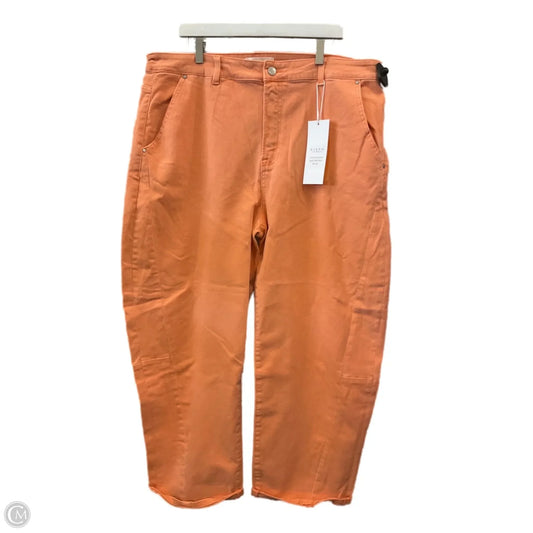 Jeans Boyfriend By Risen In Orange, Size: 3x