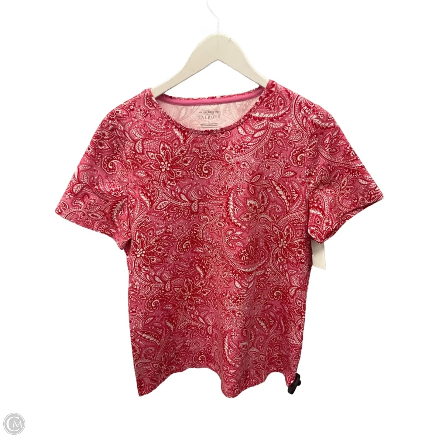 Top Sleeveless By Talbots In Pink, Size: L