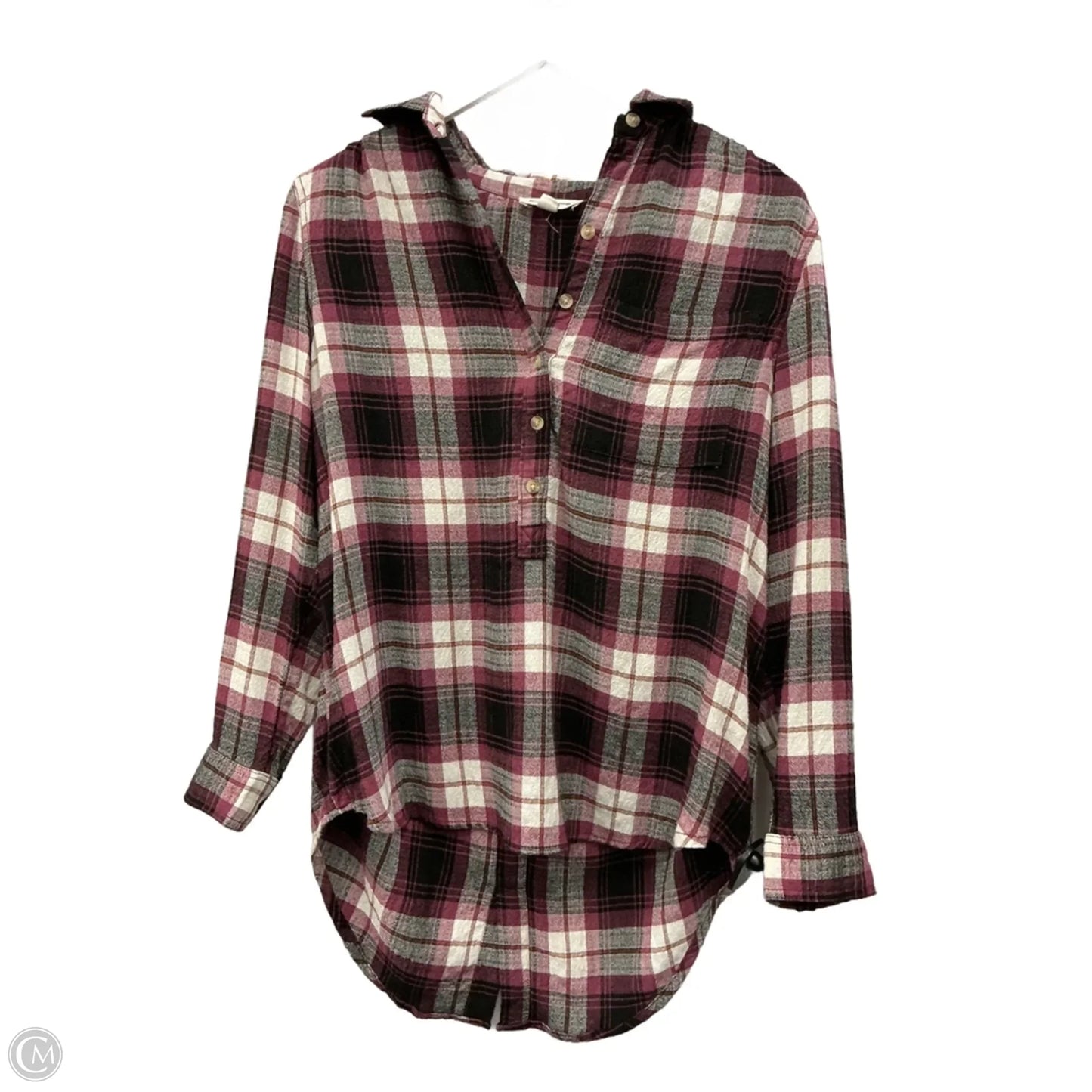 Top Long Sleeve By Beachlunchlounge In Purple, Size: M