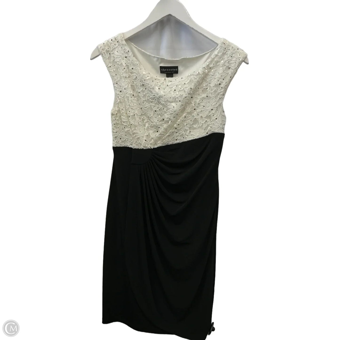 Dress Party Midi By Connected Apparel In Black, Size: 6p