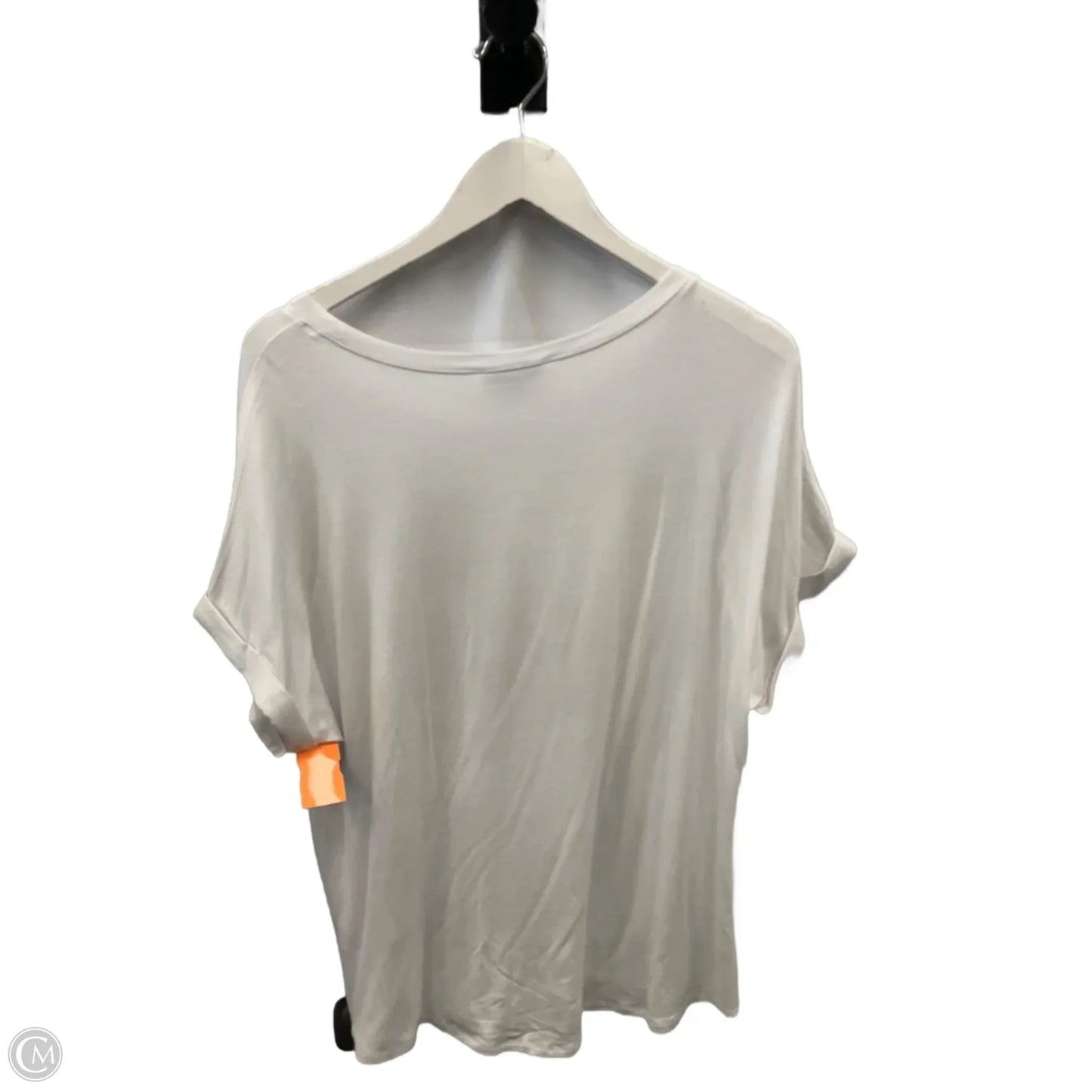 Top Short Sleeve By Clothes Mentor In White, Size: L