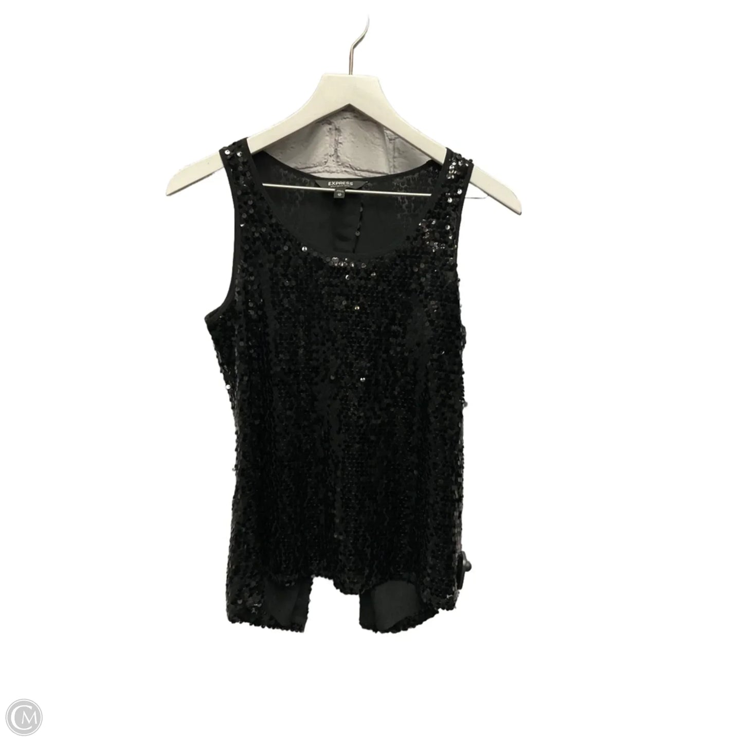 Top Sleeveless By Express In Black, Size: Xs