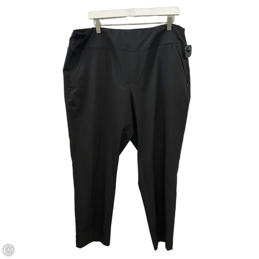 Athletic Pants By Tek Gear In Black, Size: Xxl