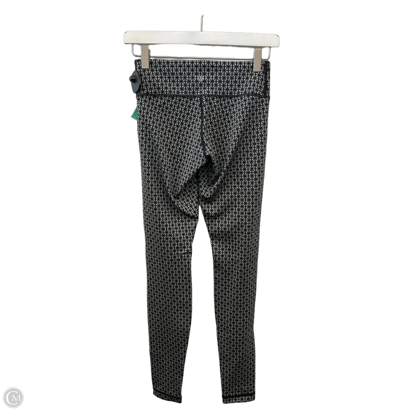 Athletic Leggings By Lululemon In Black & Grey, Size: 2