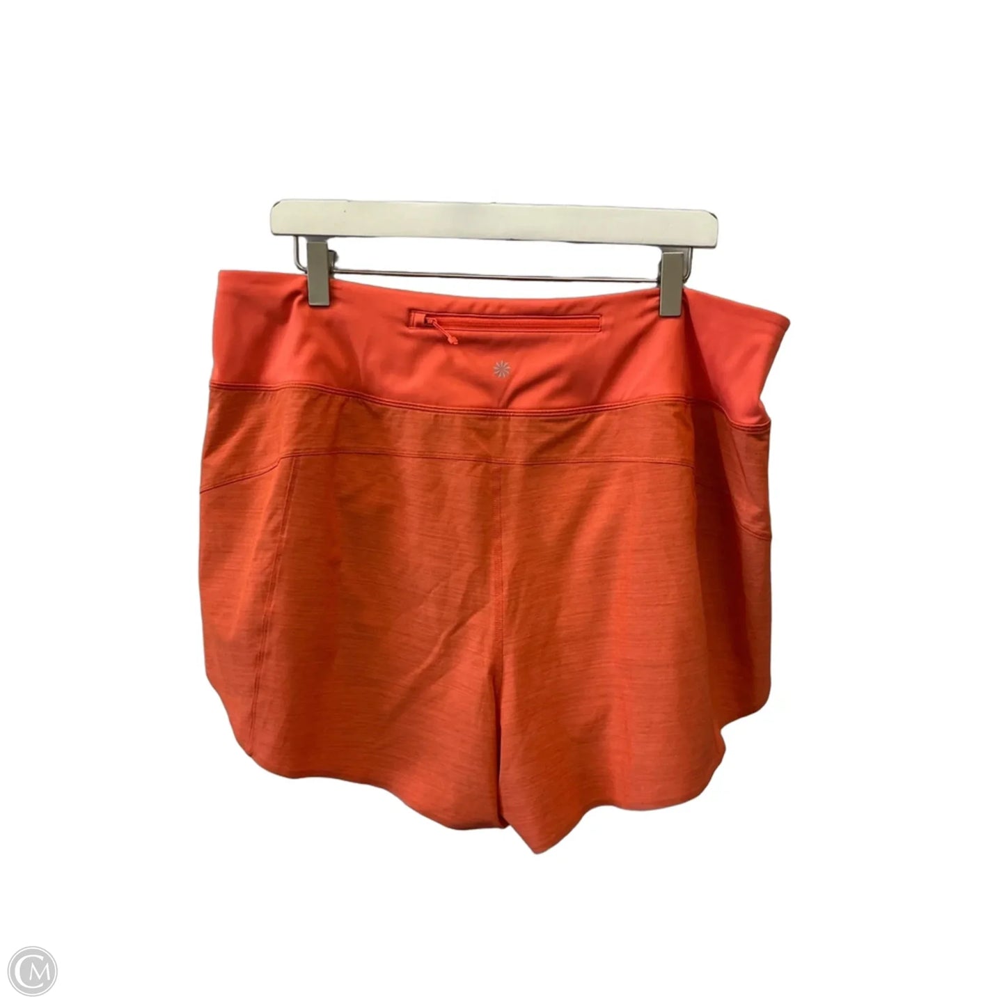 Athletic Shorts By Athleta In Orange, Size: 1x