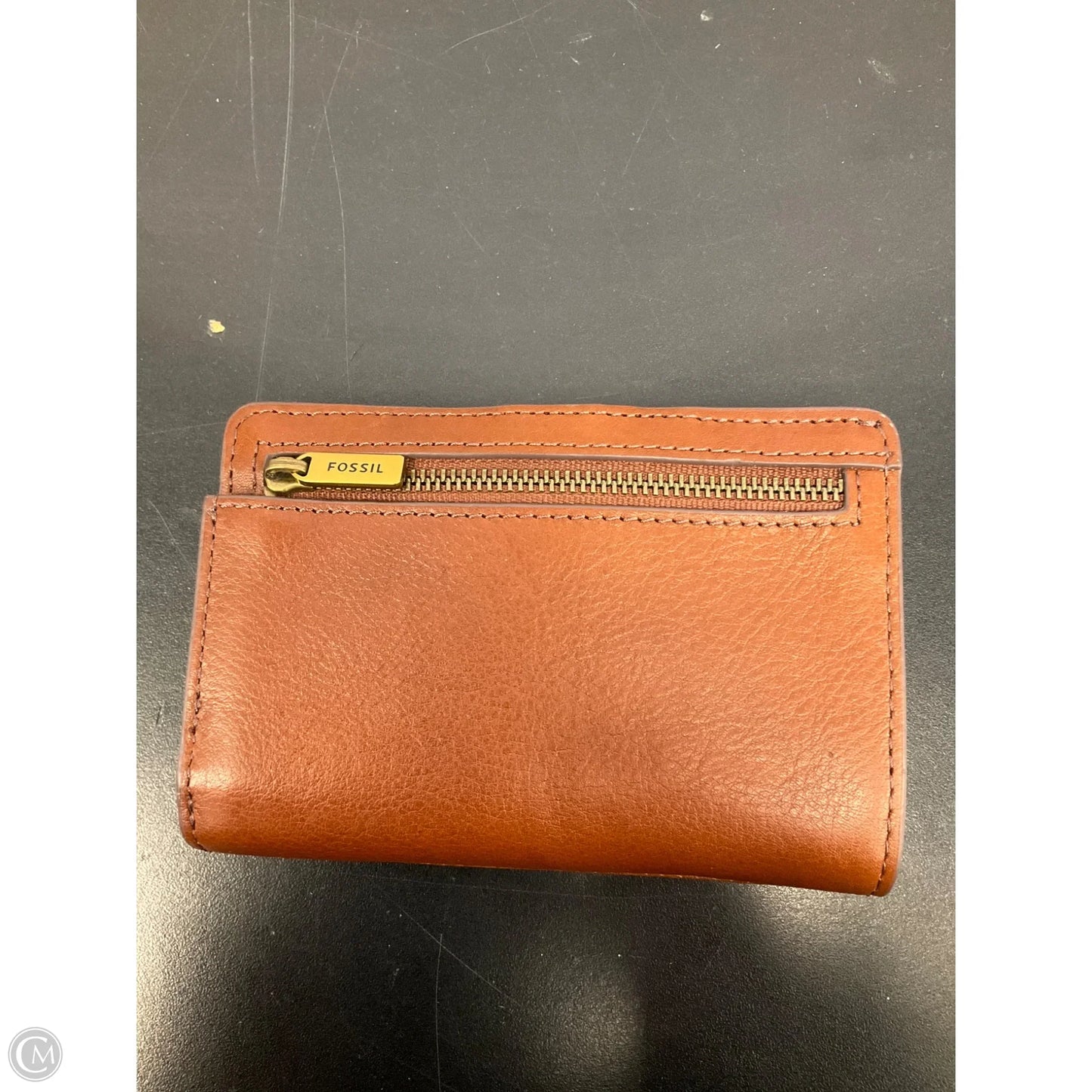 Wallet Leather By Fossil, Size: Small
