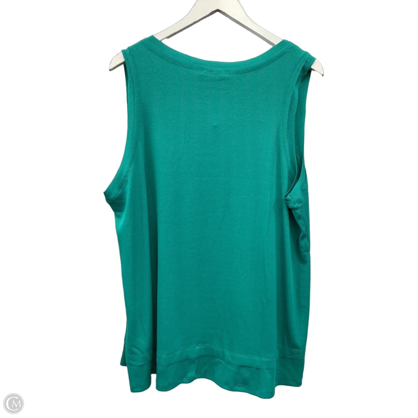 Tank Top By Andree By Unit In Teal, Size: 1x