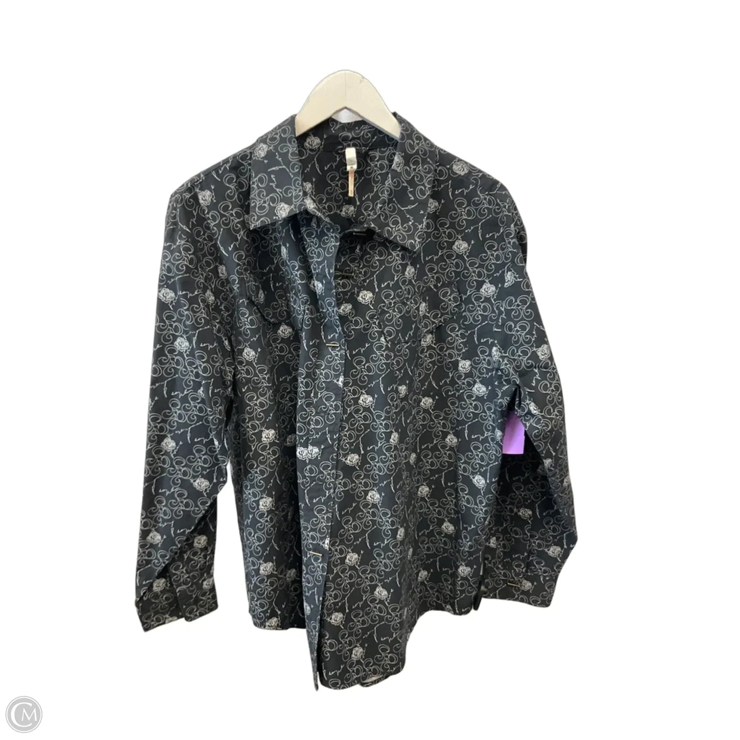 Top Long Sleeve By Free People In Grey, Size: M