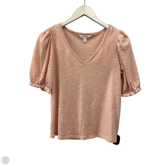 Top Short Sleeve By Lc Lauren Conrad In Pink, Size: Xs