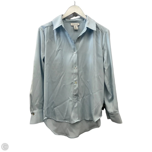 Blouse Long Sleeve By Rachel Zoe In Blue, Size: Xs