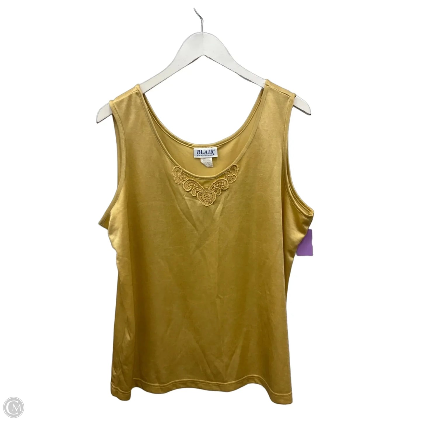 Tank Top By Blair In Yellow, Size: Xl