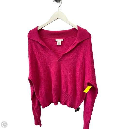 Sweater By Sincerely Jules In Pink, Size: Xl