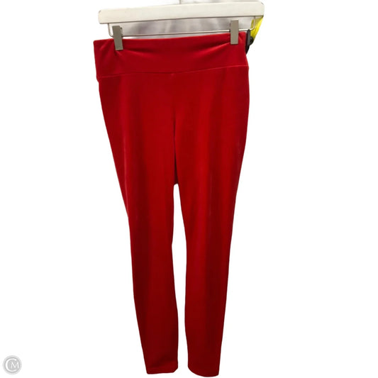 Pants Leggings By No Boundaries In Red, Size: M