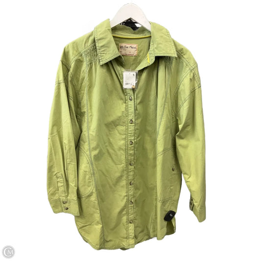 Tunic Long Sleeve By We The Free In Green, Size: M