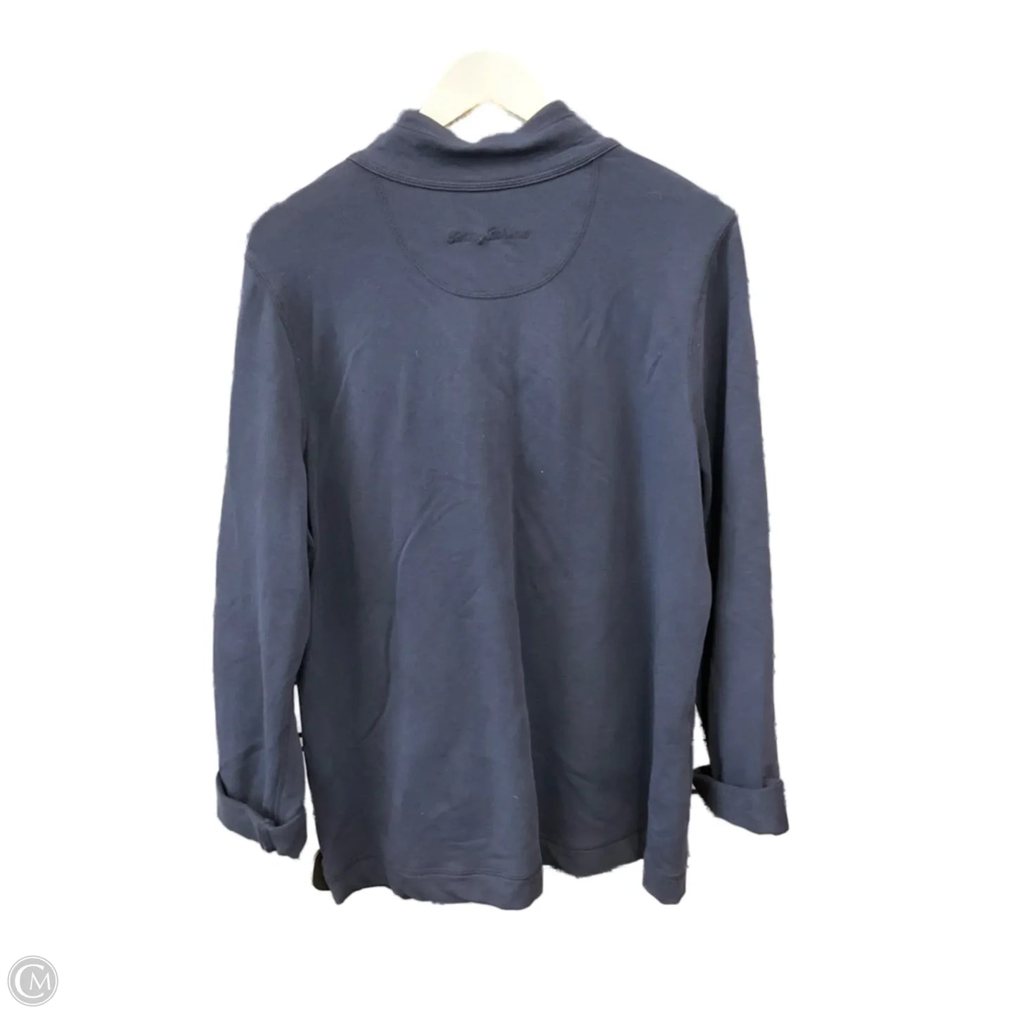 Sweatshirt Collar By Tommy Bahama In Navy, Size: Xl