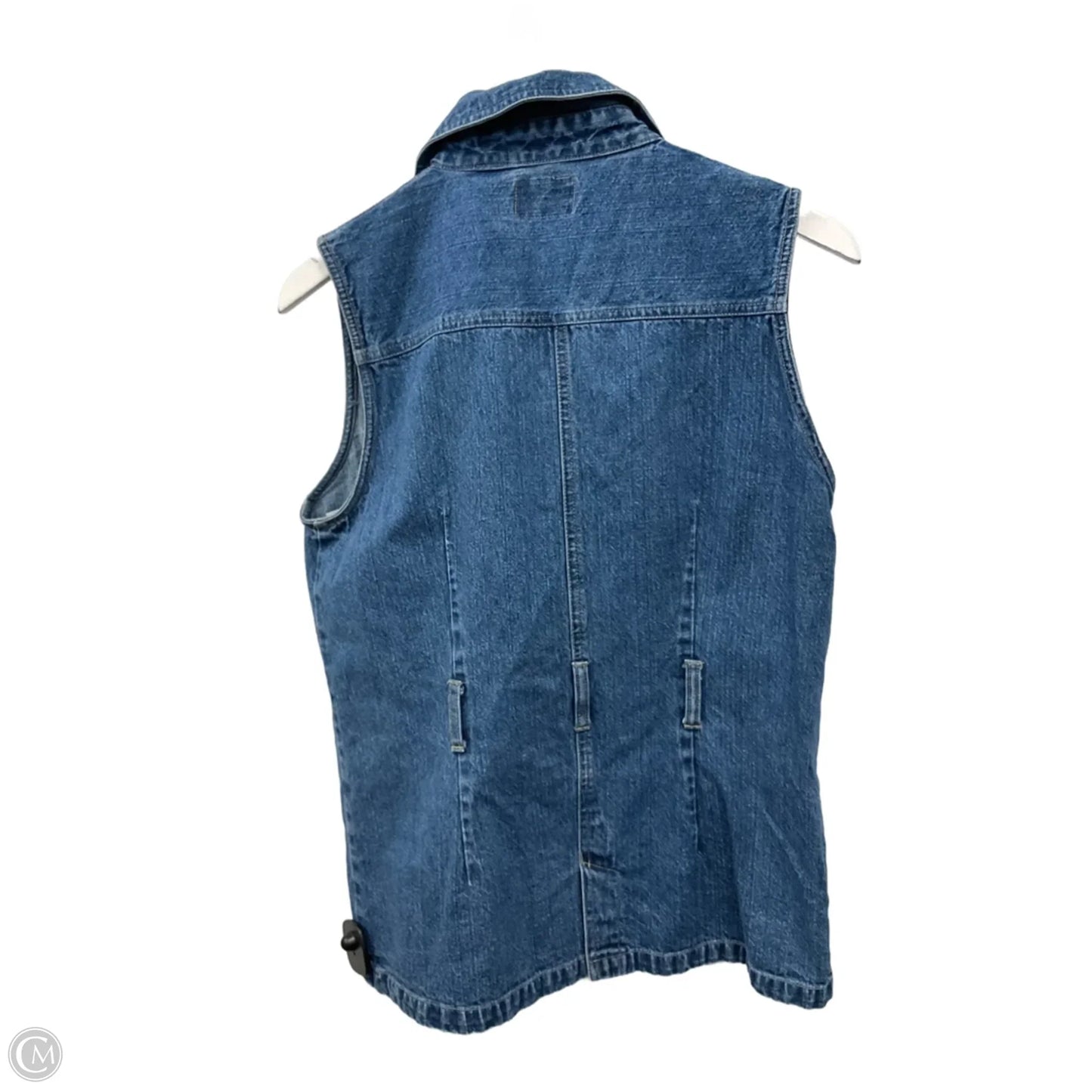 Vest Other By Paul Harris In Blue Denim, Size: S
