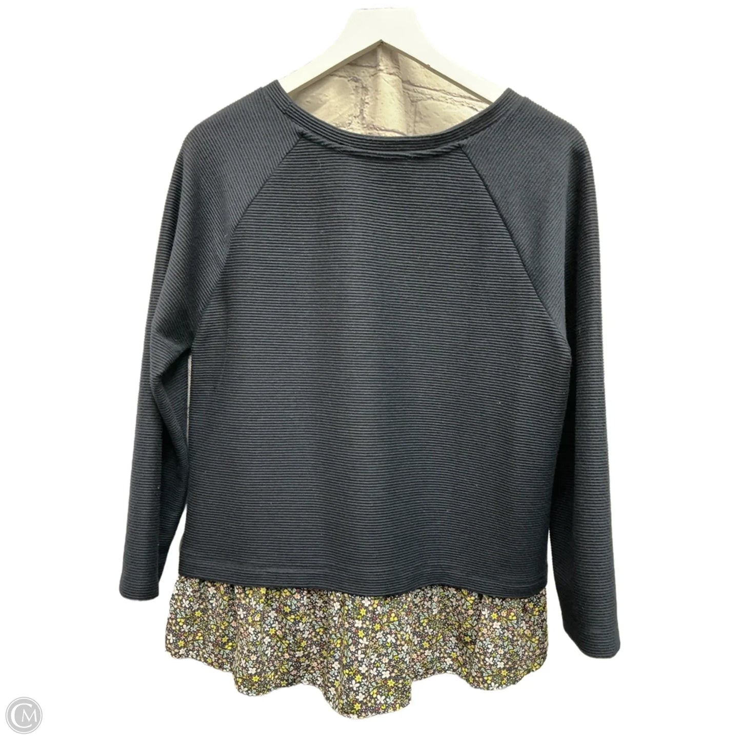 Top Long Sleeve By Loft In Navy, Size: M