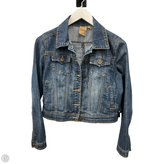 Jacket Denim By Jou Jou In Blue Denim, Size: S