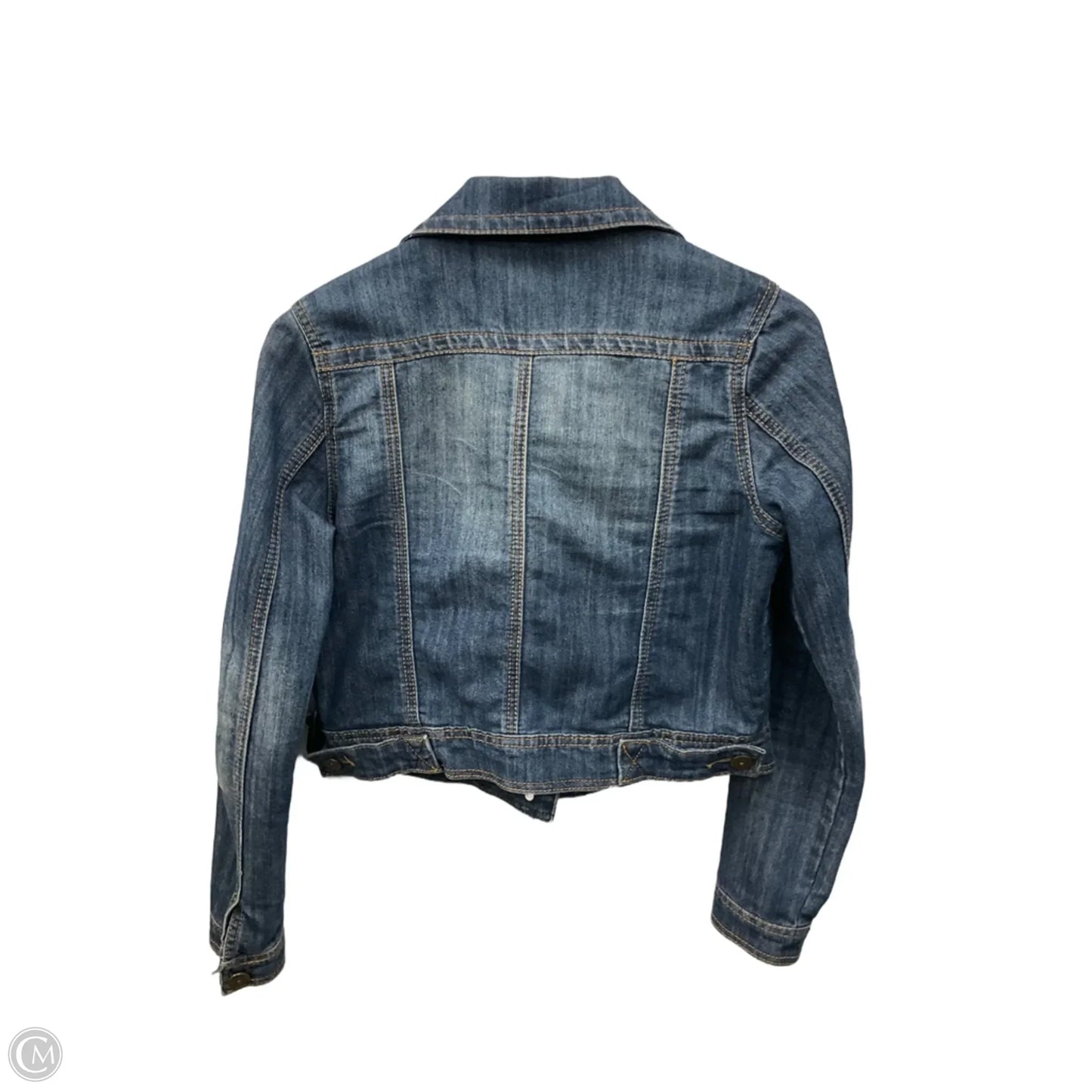 Jacket Denim By Jou Jou In Blue Denim, Size: S