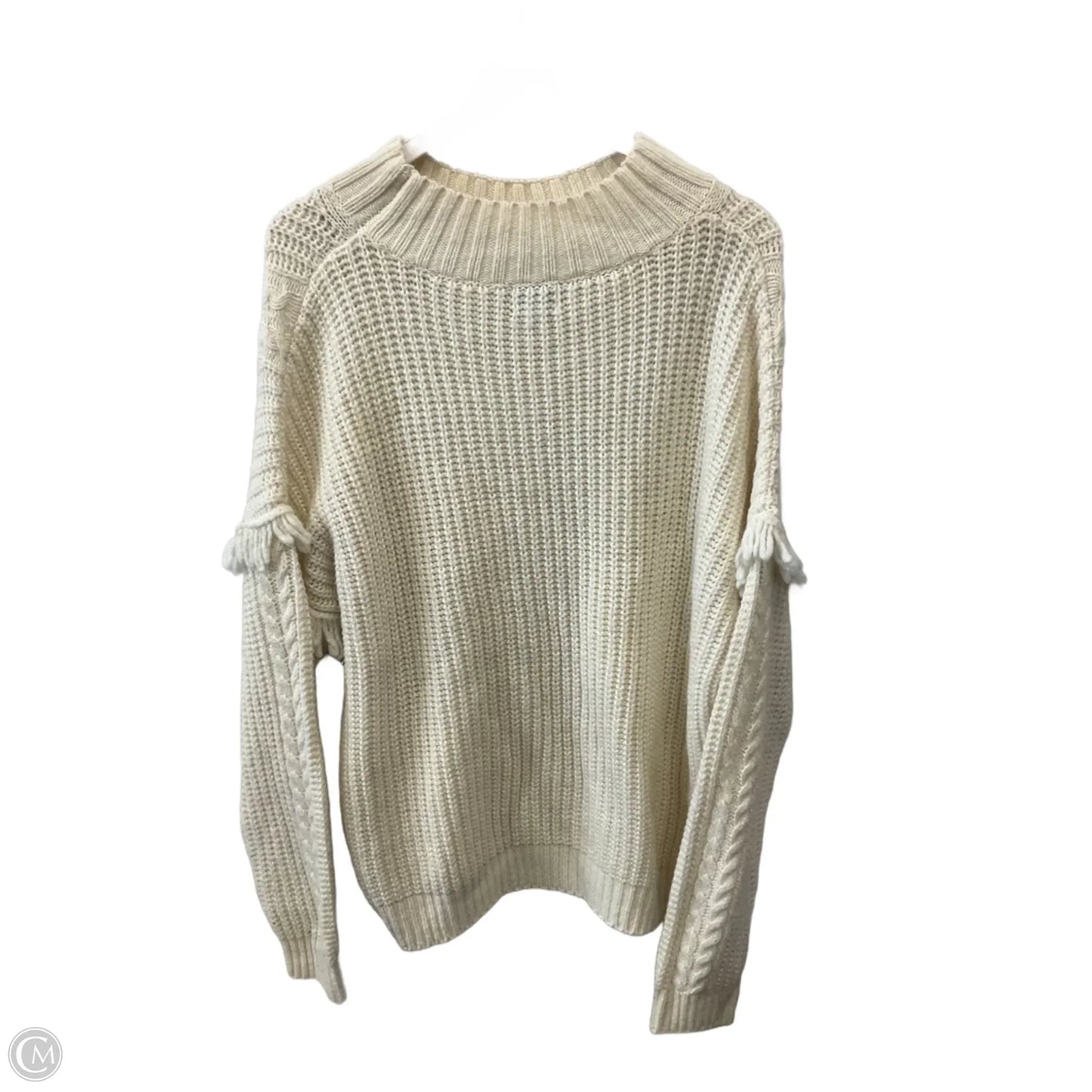 Sweater By Time And Tru In Cream, Size: Xl