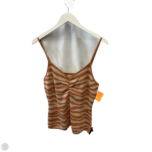 Tank Top By Anthropologie In Orange, Size: S