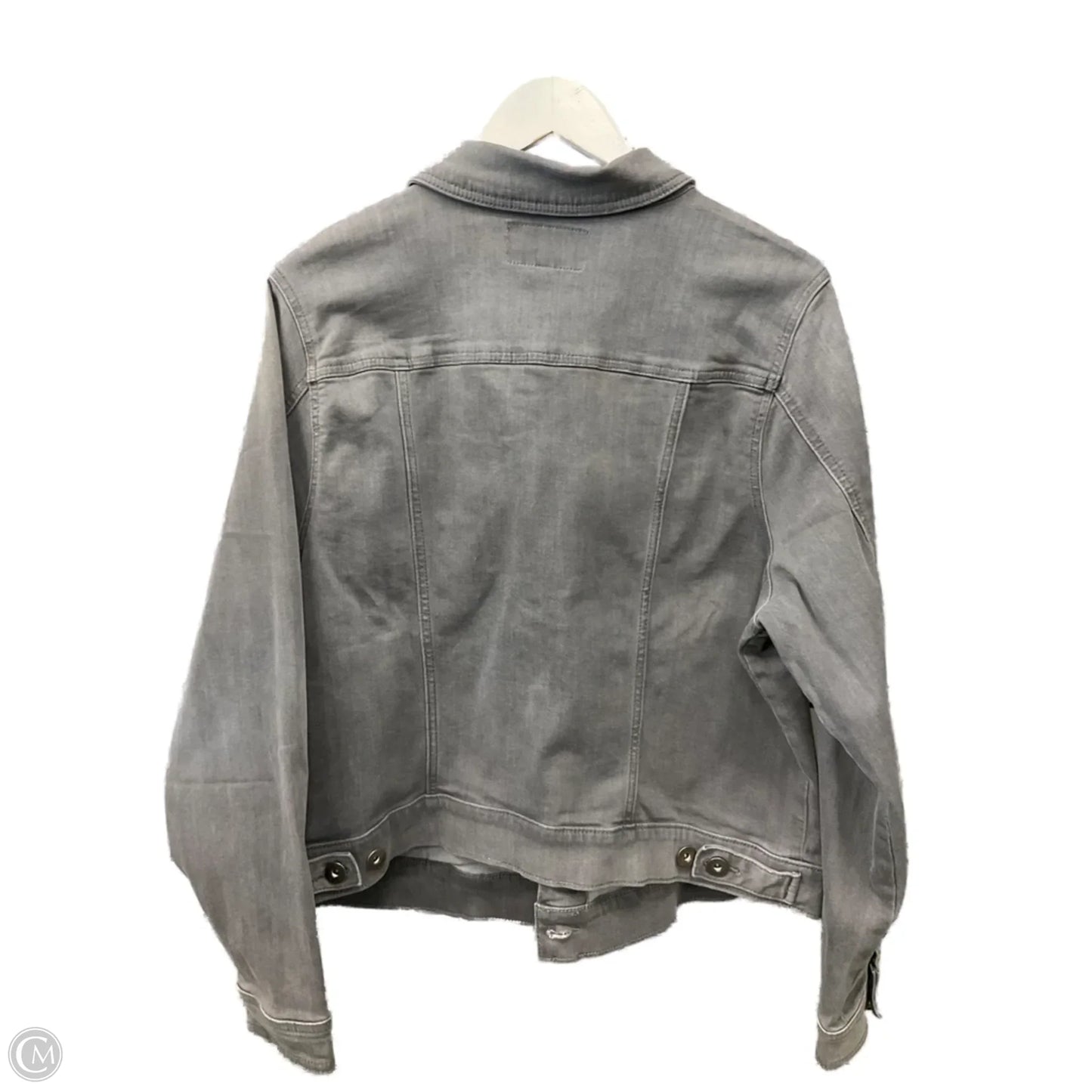 Jacket Denim By Torrid In Grey Denim, Size: 2x