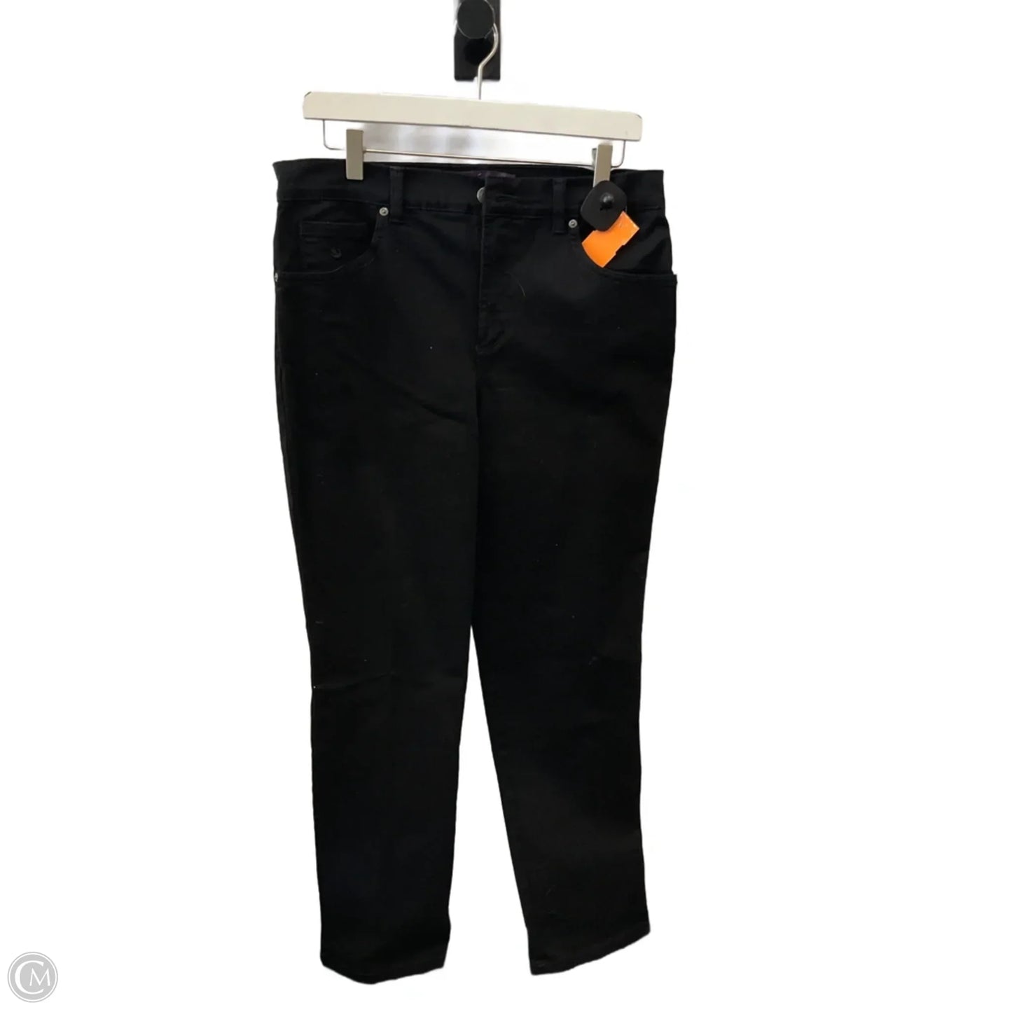 Jeans Straight By Gloria Vanderbilt In Black, Size: 10