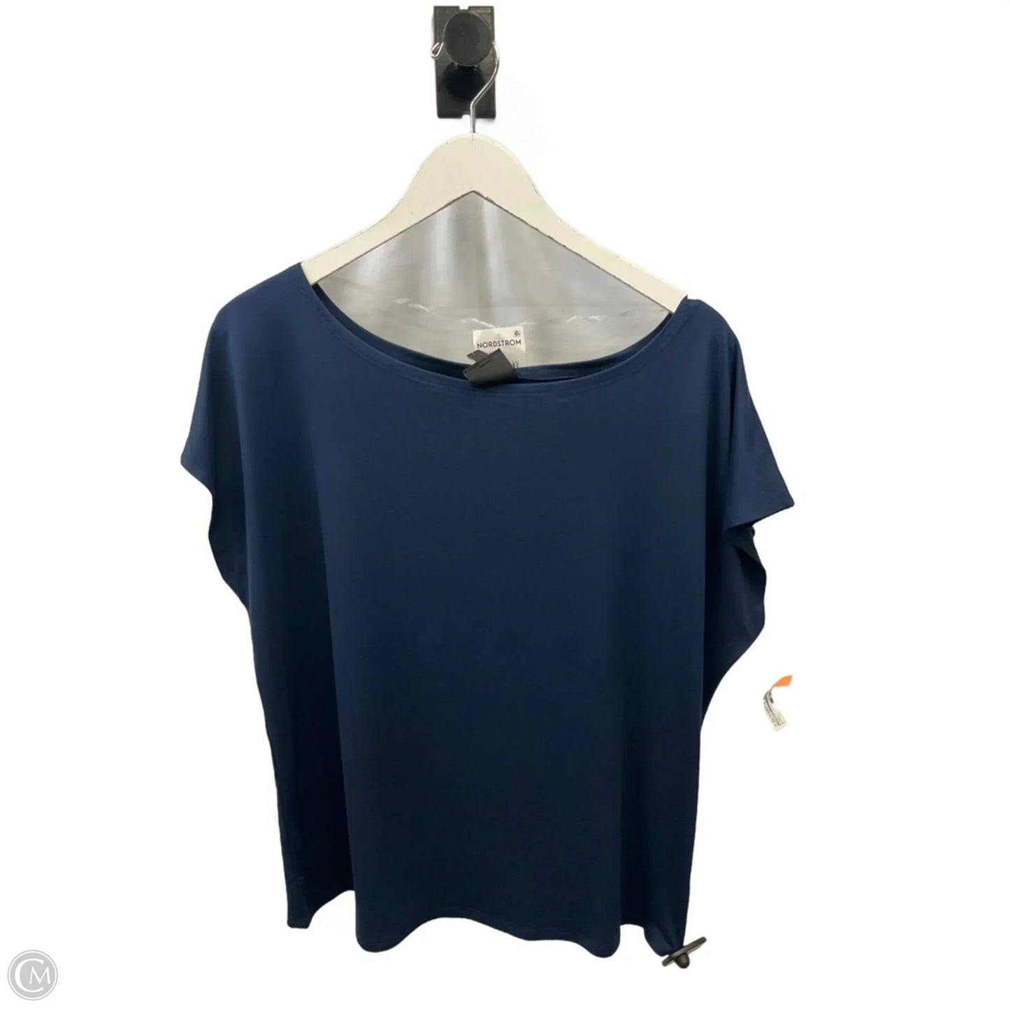 Top Short Sleeve By Bobeau In Blue, Size: L