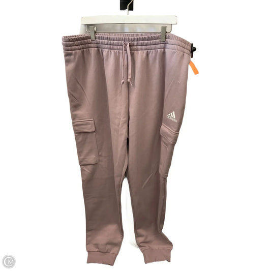 Athletic Pants By Adidas In Purple, Size: 2x