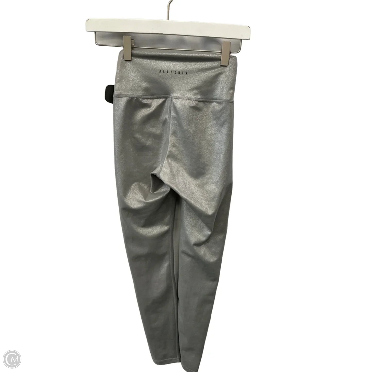 Athletic Leggings By Clothes Mentor In Silver, Size: Xs
