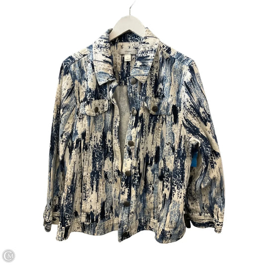 Jacket Denim By Cj Banks In Blue, Size: 2x
