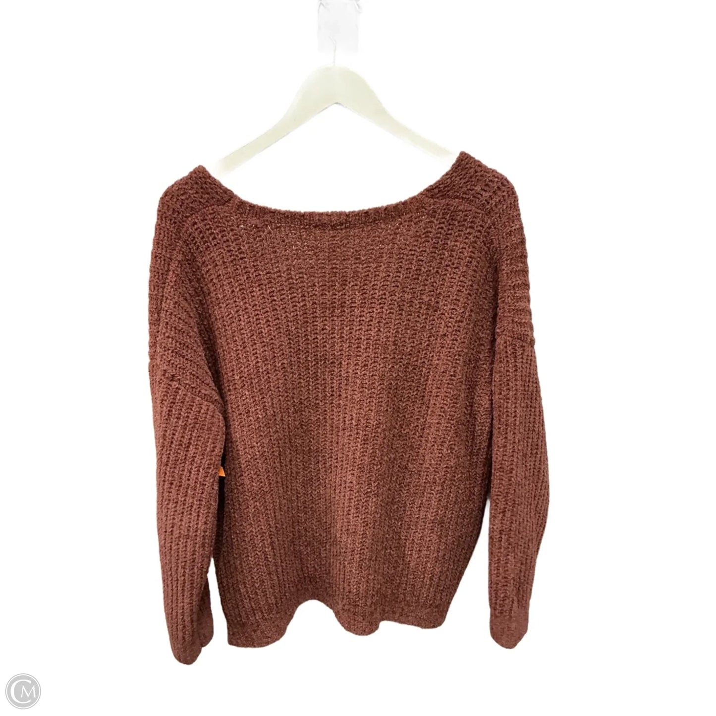 Sweater By Express In Brown, Size: L