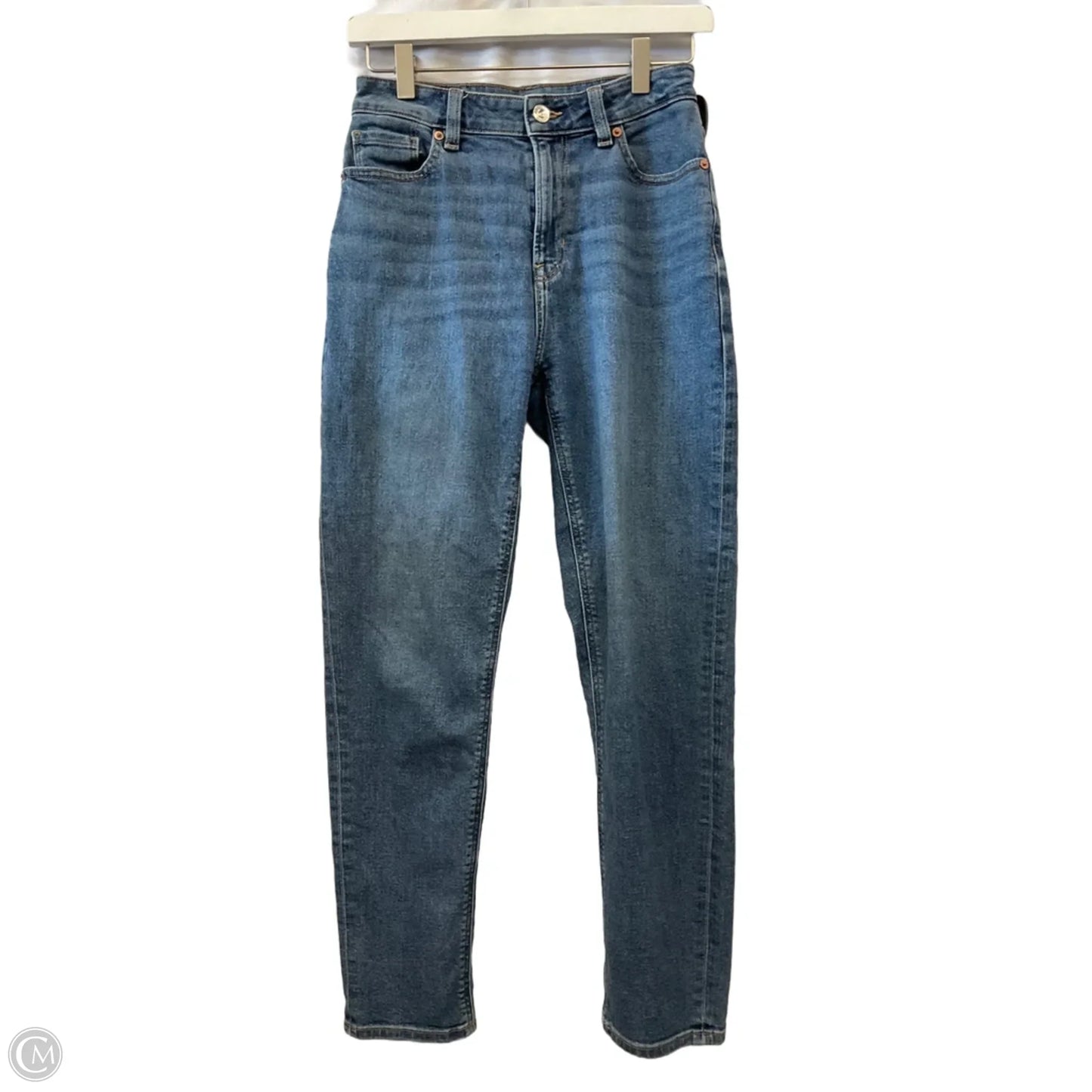 Jeans Skinny By American Eagle In Blue Denim, Size: 0