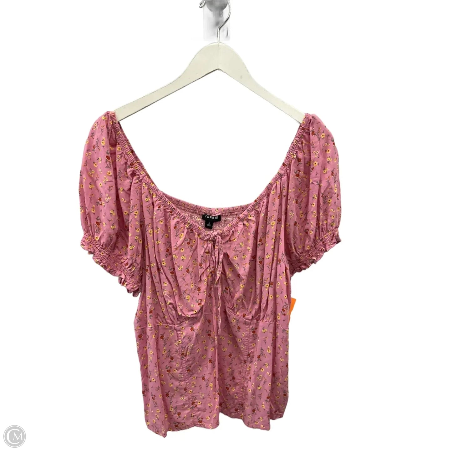 Top Short Sleeve By Torrid In Pink, Size: 3x