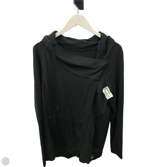 Athletic Jacket By Lululemon In Black, Size: 10