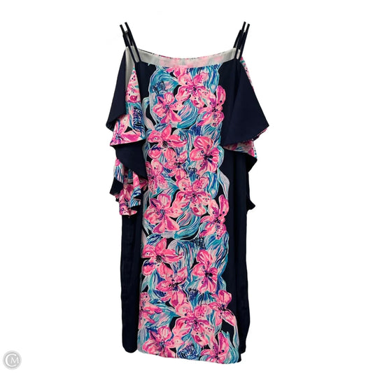 Dress Designer By Lilly Pulitzer In Floral Print, Size: L