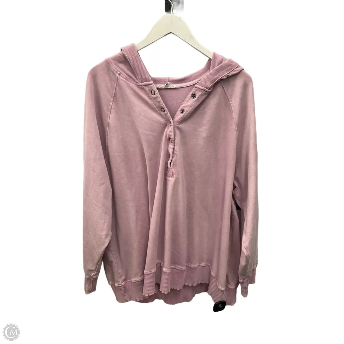 Sweatshirt Hoodie By Jane And Delancey In Pink, Size: 3x