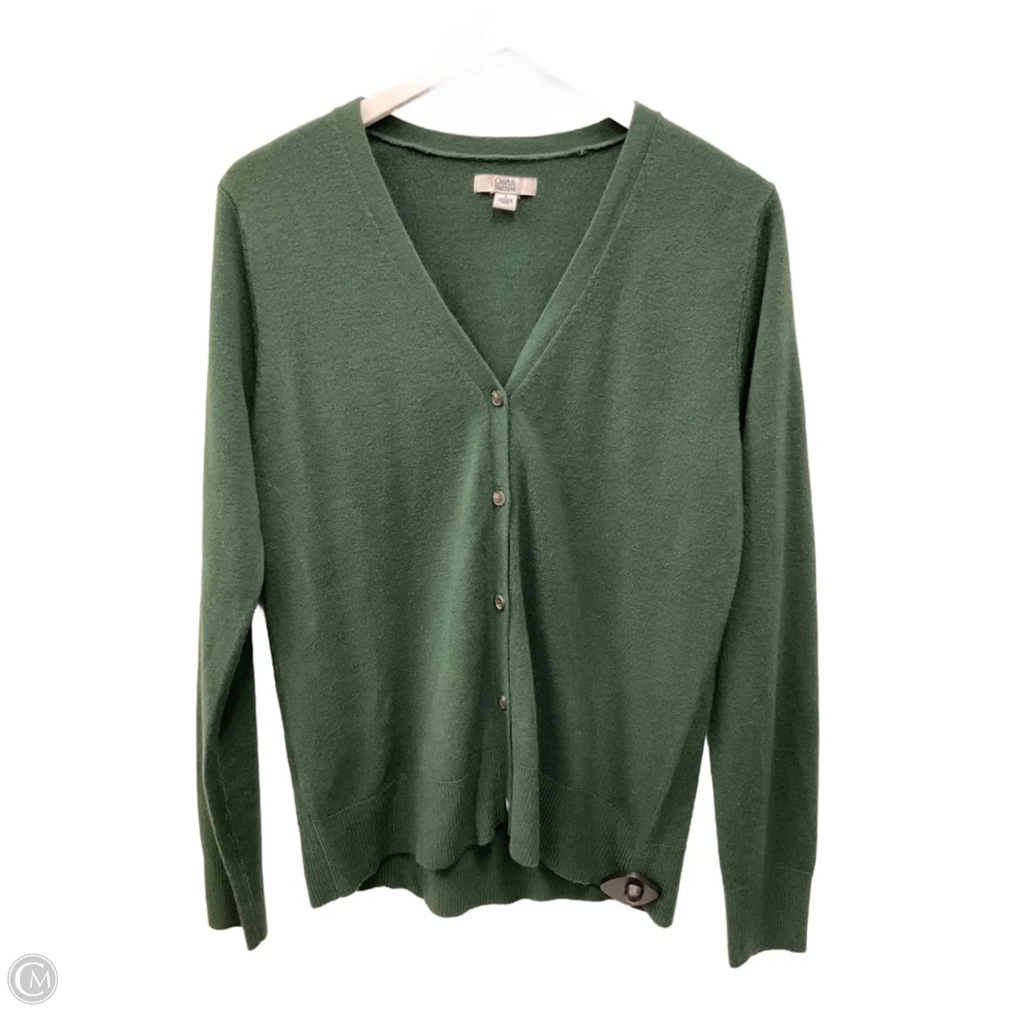 Cardigan By Croft And Barrow In Green, Size: S