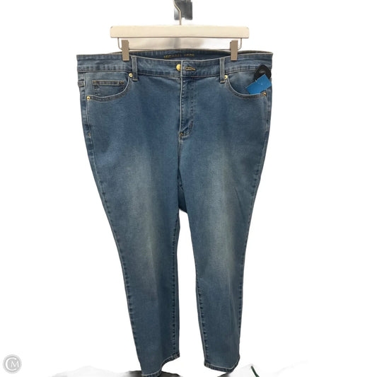 Jeans Designer By Michael Kors In Blue Red & White, Size: 20