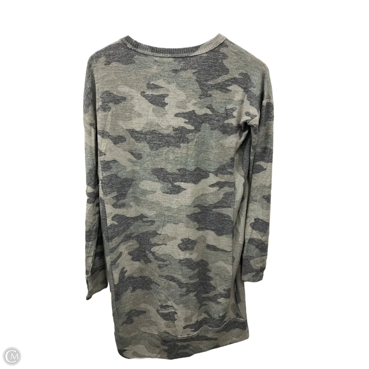 Tunic Long Sleeve By Lucky Brand In Camouflage Print, Size: Xs