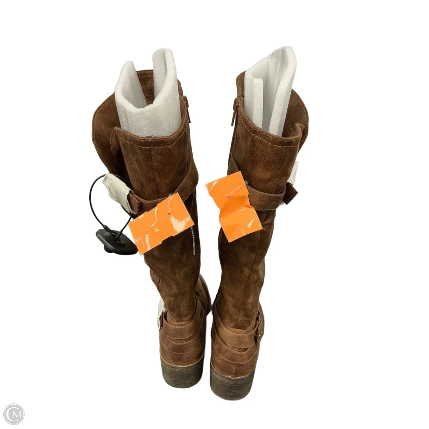 Boots Knee Flats By Sugar In Brown, Size: 7.5