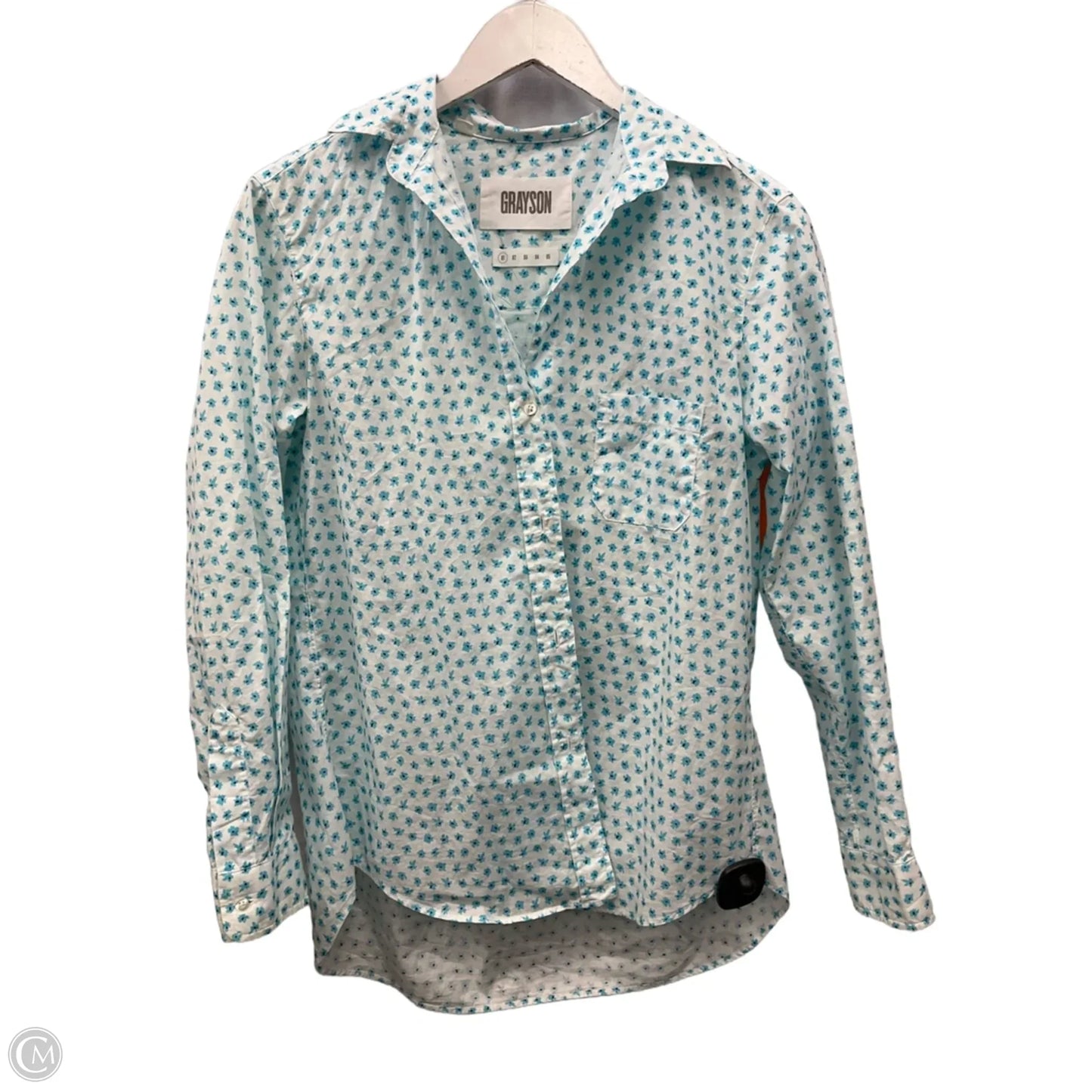 Top Long Sleeve By Grayson In Floral Print, Size: Xs