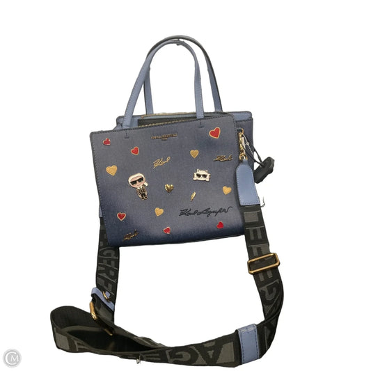 Crossbody Designer By Karl Lagerfeld, Size: Small