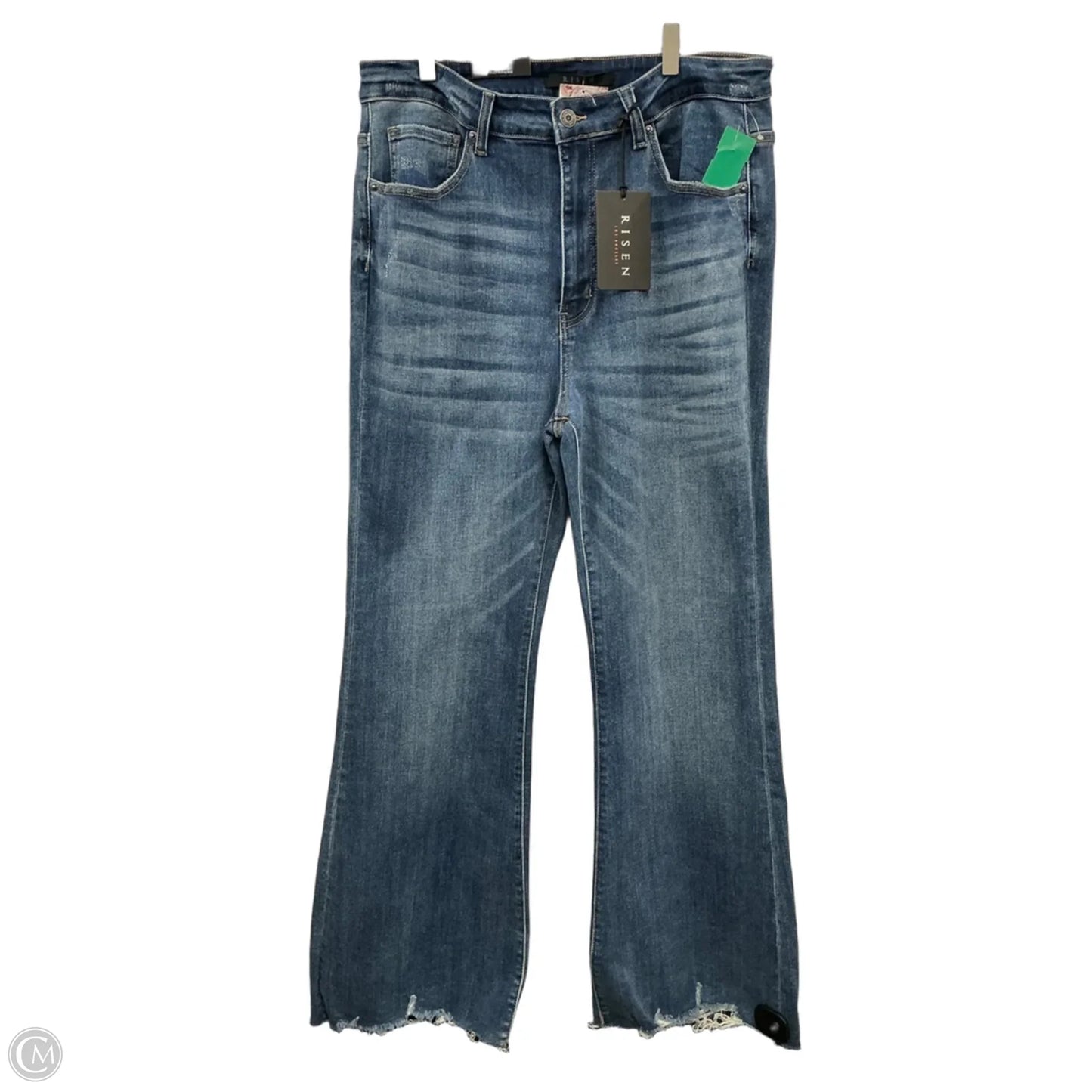 Jeans Boyfriend By Risen In Blue Denim, Size: 1x