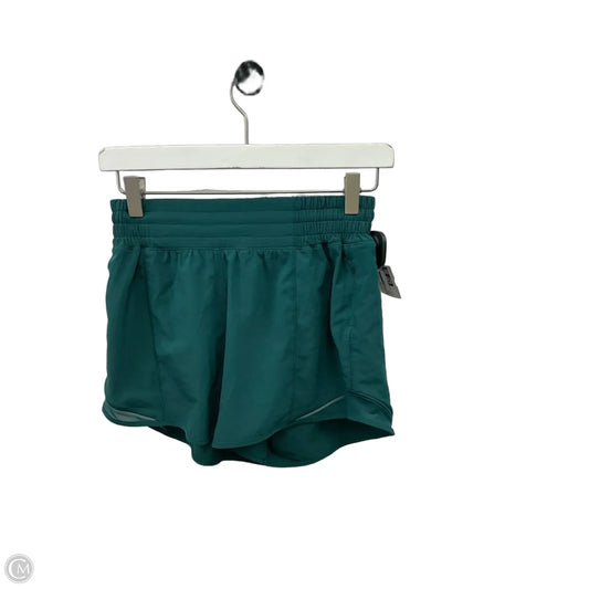 Athletic Shorts By Lululemon In Green, Size: 4