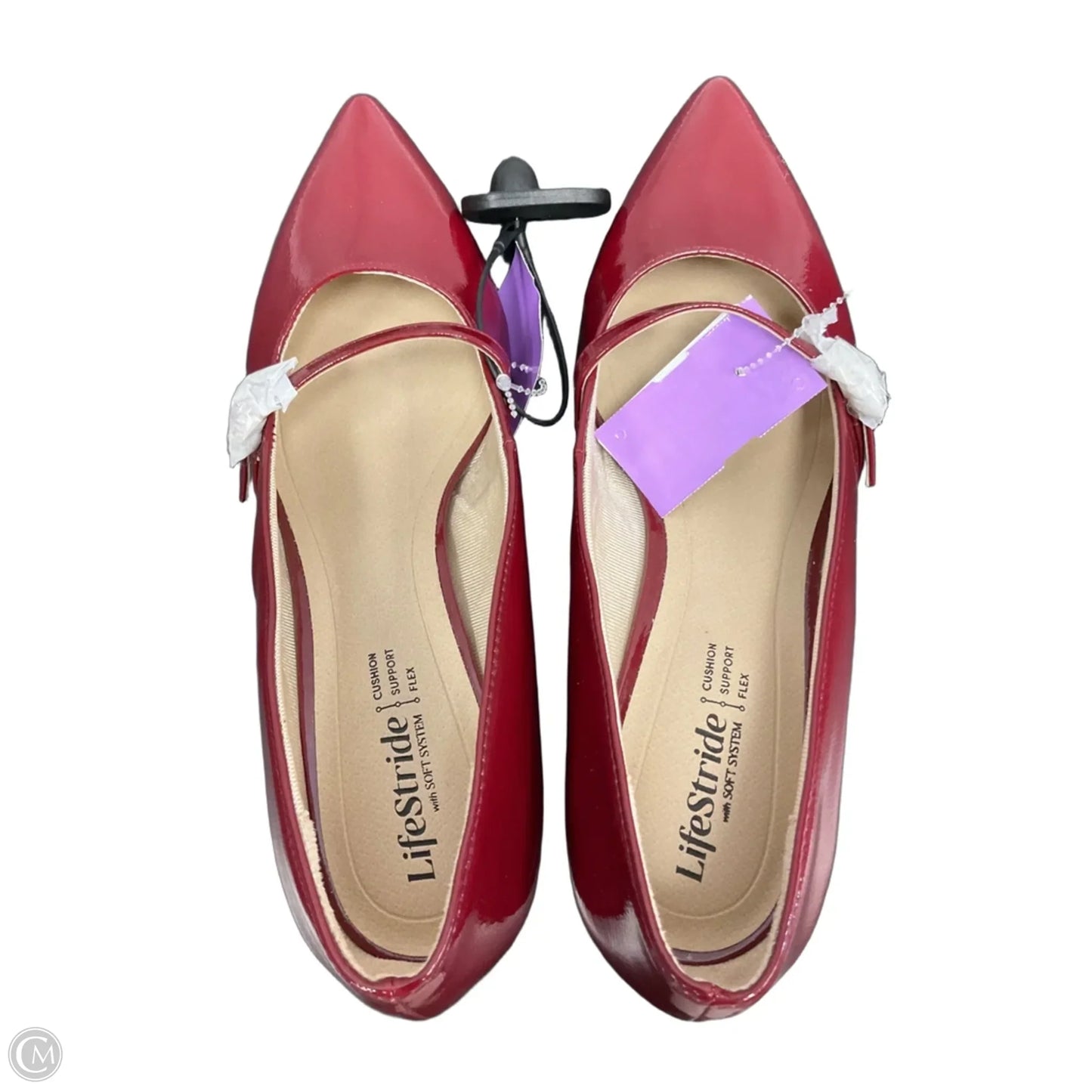 Shoes Heels Kitten By Life Stride In Red, Size: 8