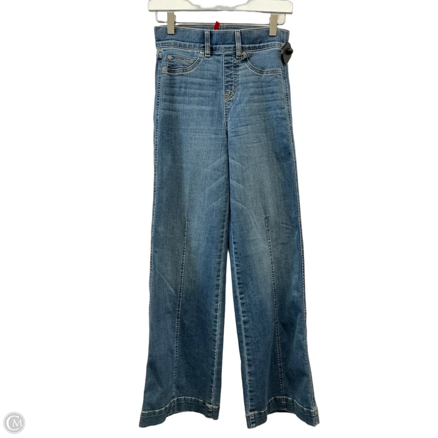 Jeans Boot Cut By Spanx In Blue Denim, Size: 0