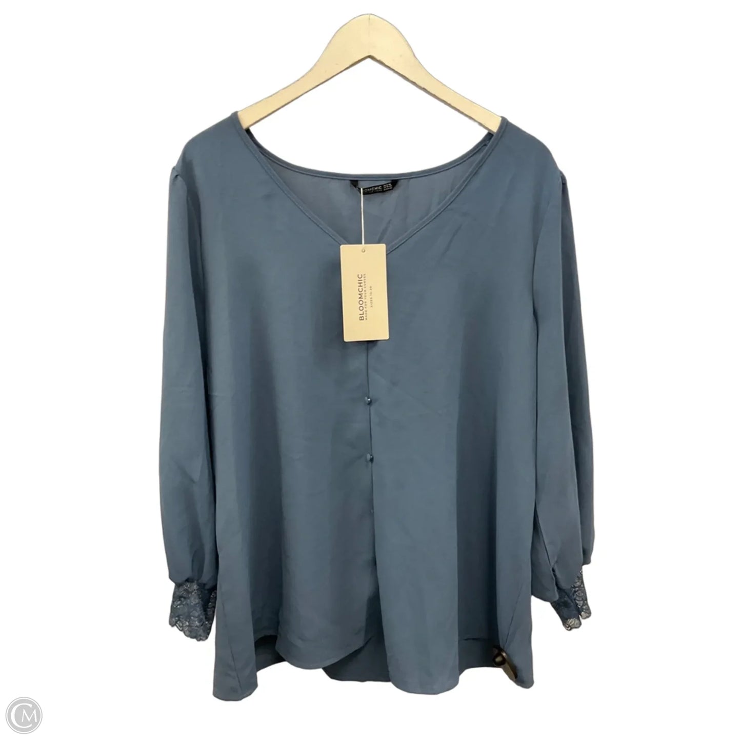 Top Sleeveless By Bloomchic In Blue, Size: L
